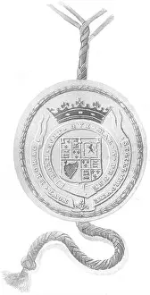 New York State Prints: NEW YORK STATE. Great Seal of the Province of New York 1670-1673. 1674-1687 1851