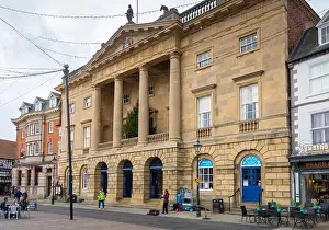 Town Hall Prints: Newark Town Hall, Market Square, Newark-on-Trent, Nottinghamshire, England, UK