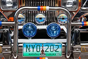 Manila Prints: A newly built jeepney at the Sarao motors factory