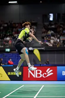 NG Tze Yong of Malaysia in action during the singles match between LU Guang Zu and NG Tze Yong during day 4 of the Sathio Group Australian Open 2022 a
