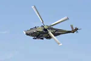 Spinning Prints: NH Industries NH90 Tactical Troop Transport Helicopter of the German Army puts on an impressive flying display