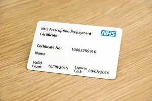 Charges Prints: NHS prescription prepayment certificate (useful when lots of medication is taken eg 2 or more scripts a month)