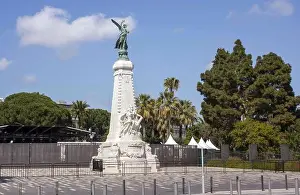 National Monument Prints: NICE, FRANCE - APRIL 22 2017: Monument du Centenaire in Nice. France