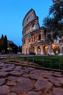 Coliseum Prints: Night; Imperial Forums; Coliseum; Arch of Costantine; illumination