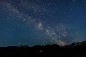 Infinity Prints: Night panorama of the starry sky with the Milky Way galaxy