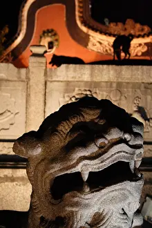 Frightening Prints: Nighttime at the A-Ma or Tin Hau Temple in Macau