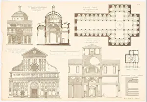 Druck Prints: N.N. Capella Pazzi, Florence. S