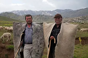Anatolia Prints: Nomadic Manavgat herders in Geyik Mountains Akseki Antalya Turkey