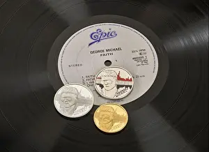 Posed Prints: Non Exclusive: A commemorative coin celebrating recording artist George Michael has been unveiled inspired by his