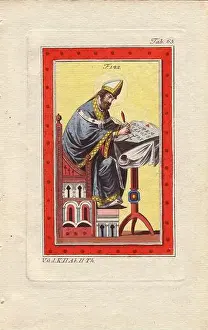Libro Prints: Norman archbishop in choir robes of the 12th century
