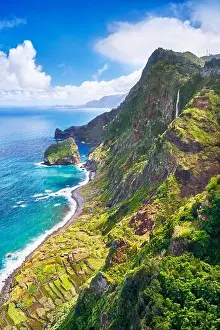 Northern coastline of Madeira Island, Portugal