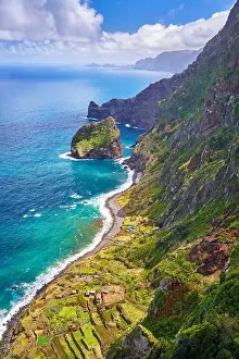 Northern coastline of Madeira Island, Portugal