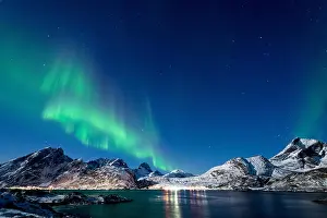 Norge Prints: Northern Lights in Lofoten, Norway