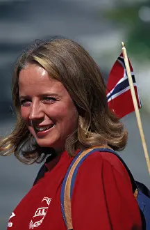 North Europe Prints: Norway, a young Norwegian woman's portrait