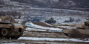 Bulgarian Prints: At Novo Selo Training Area in Bulgaria on January 8