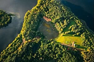 Aerial Landscape Collection: Novoe Lyadno, Lepel Lake, Beloozerny District, Vitebsk Region