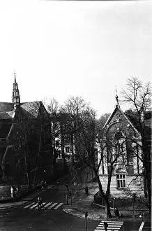 Architektura Prints: Nowy S¹cz, 1981-03-14. Koœció³ kolejowy pw