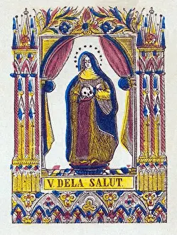 Cristianismo Prints: Nuestra Señora Virgen de la Salud o Virgen Niña