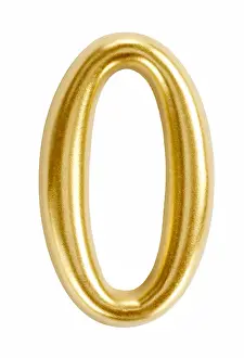 Silhouetted Prints: number numbers zero 0 symbol figure digit