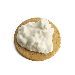 Slimming Prints: Oatcake with low fat cottage cheese
