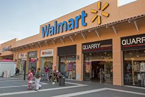 Shopping Center Prints: Oaxaca, Mexico - A Walmart store in a Mexican shopping center