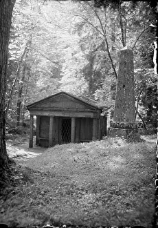 Shaft Prints: Obelisk in front of the Temple of Belisar in the English Park