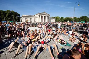 2014 Prints: 'Oben ohne Open Air' in in Munich, 2014'