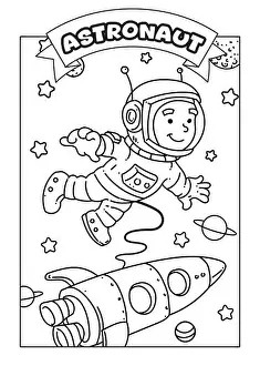 Professions Prints: Occupations Coloring Pages for Kids