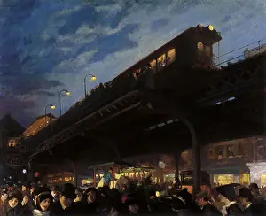 John Prints: Six O'Clock, Winter, Sloan, John, 1912