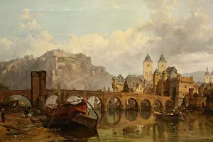 Arch Bridge Prints: Oelgemaelde der Kunstausstellung im Mittelrhein-Museum Koblenz
