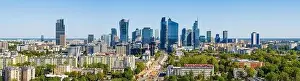 Palace Of Culture And Science Prints: Office district around Daszynskiego roundabout called new Mordor