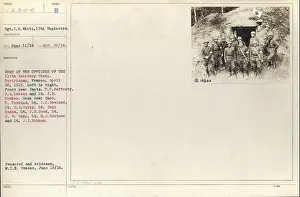 American Military Prints: Some of the officers of the 117th Sanitary Train