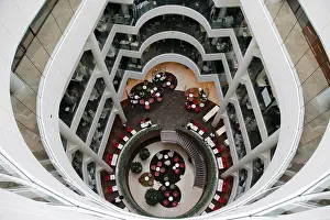 Floors Prints: The offices of Freshfields International Law Firm in London, Fleet Street
