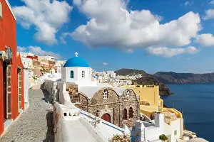 Caldera Prints: Oia village on Santorini island, Greece