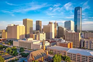 Oklahoma City, Oklahoma, USA downtown skyline in the afternoon
