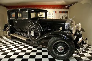Old 1930 Cadillac V16 sedan on display at Museum, Amarillo, Texas, USA