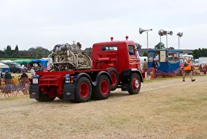 Generator Prints: Old 1959 Heavy Duty Foden 6 Wheel Generator Truck at Smallwood Vintage Rally Cheshire England United Kingdom UK