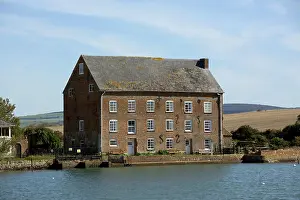 Floors Prints: Old mill building converted to homes in Yarmouth on the Isle of Wight