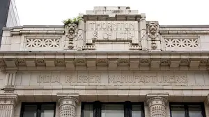Leeds Prints: Old building in Leeds city centre once the HQ of Thornton and Co India Rubber manufacturers