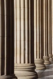 Beam Prints: Old columns in close up