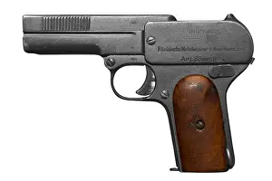Handgun Prints: Old danish police handgun
