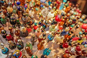 Fashioned Prints: Old fashioned hair pins on sale on market in Covent Garden in London