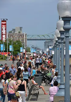 Ports Prints: Old harbour, Montreal, Quebec, Canada