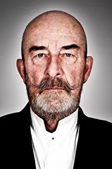 Characteristic Prints: old man with bald head and grey beard, Germany, Bavaria