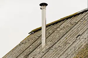 Repairing Prints: Old roof with chimney