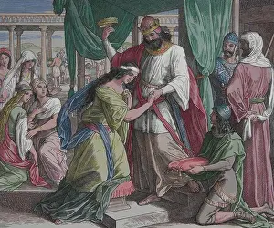 Favorite Prints: Old Testament. Esther is made queen by king Ahasuerus