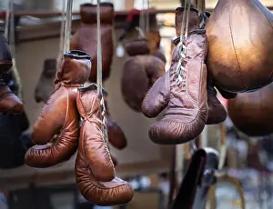 Exercise Prints: Old timey boxing gear