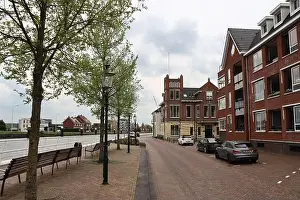Waddinxveen Prints: Old town hall of Waddinxveen, restaureted to office space in the Netherlands