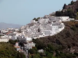 Whitewashed Prints: The old town of Salobrena in southern Spain