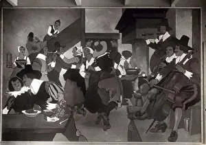 Fine Arts Prints: Oliekoeken-Bet is a painting by Johan Braakensiek from 1916